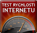 Měření rychlosti internetu.