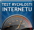 Měření rychlosti internetu.