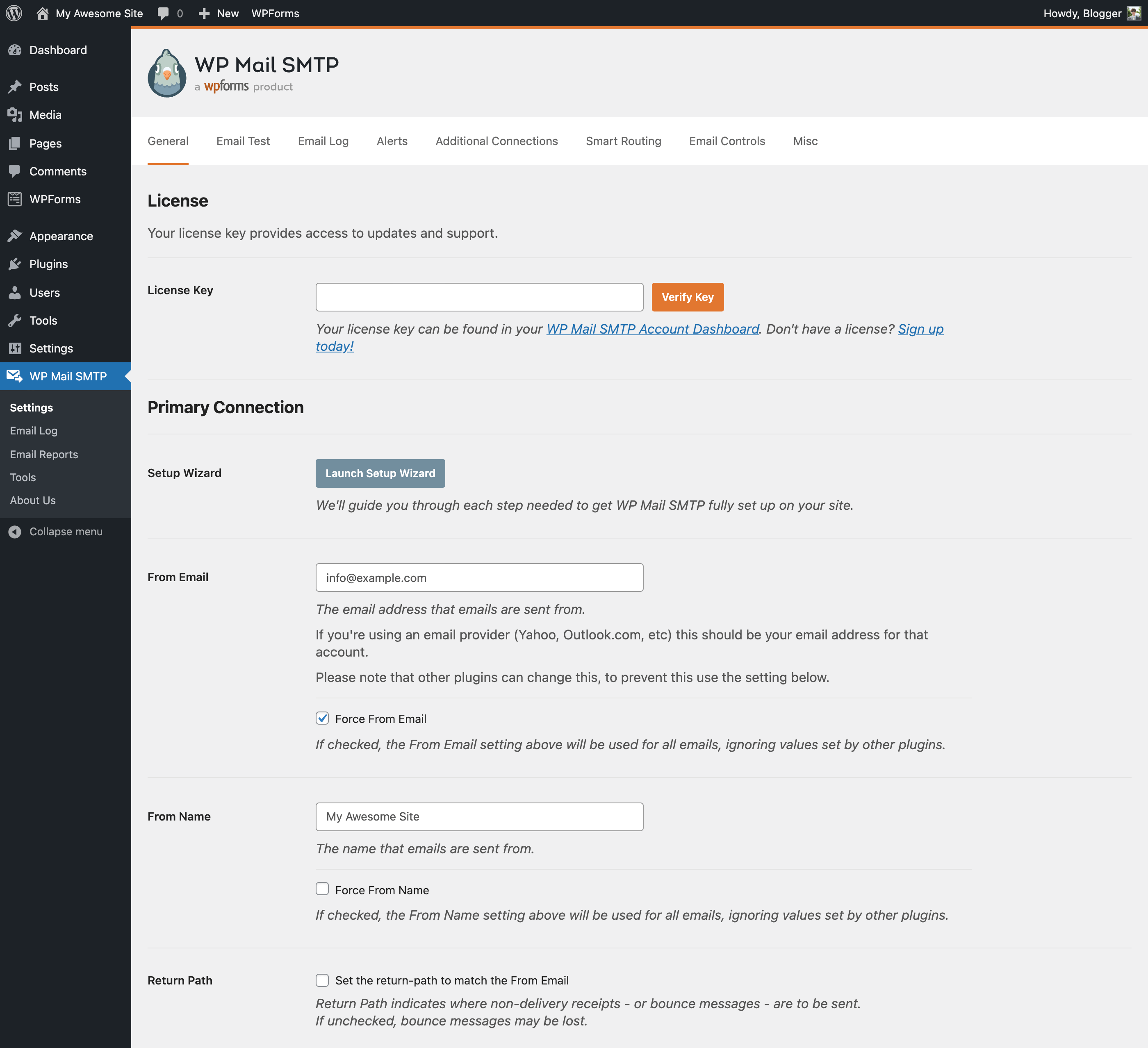 Plugin WP Mail SMTP